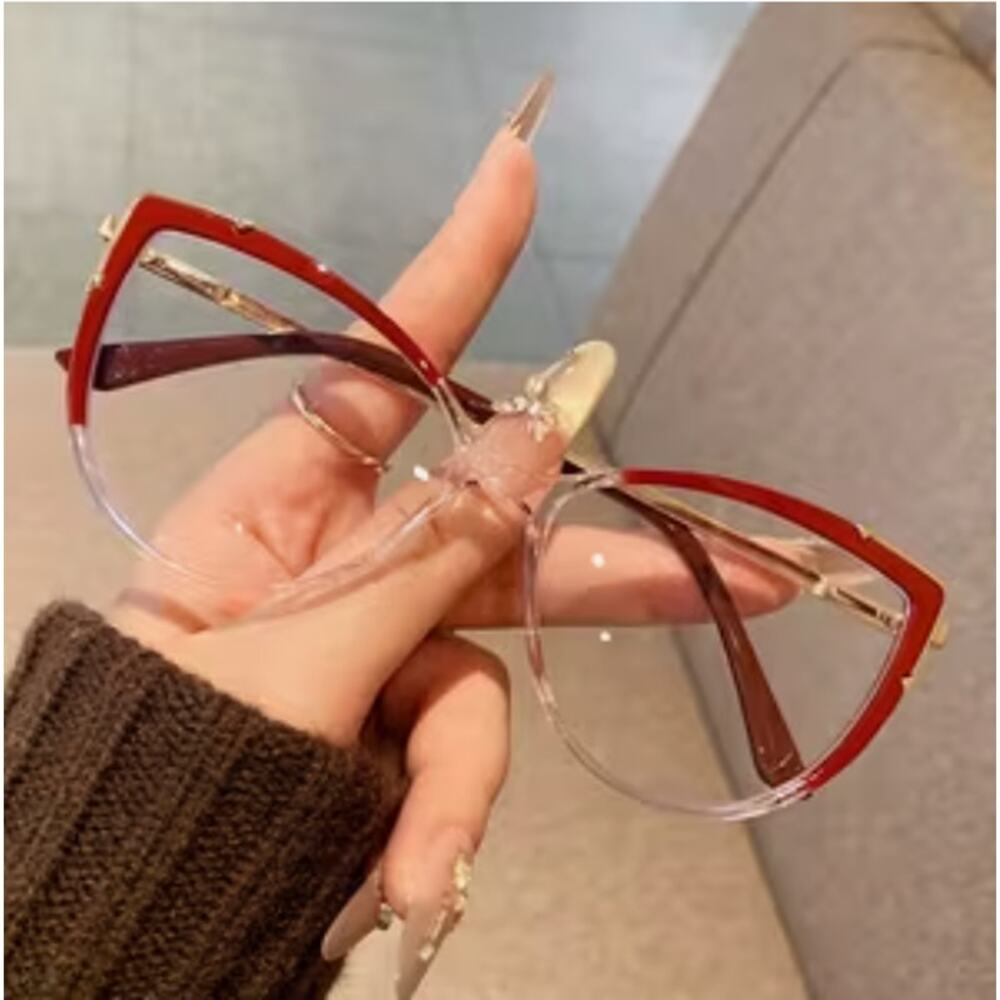 Red Cat eyes glasses